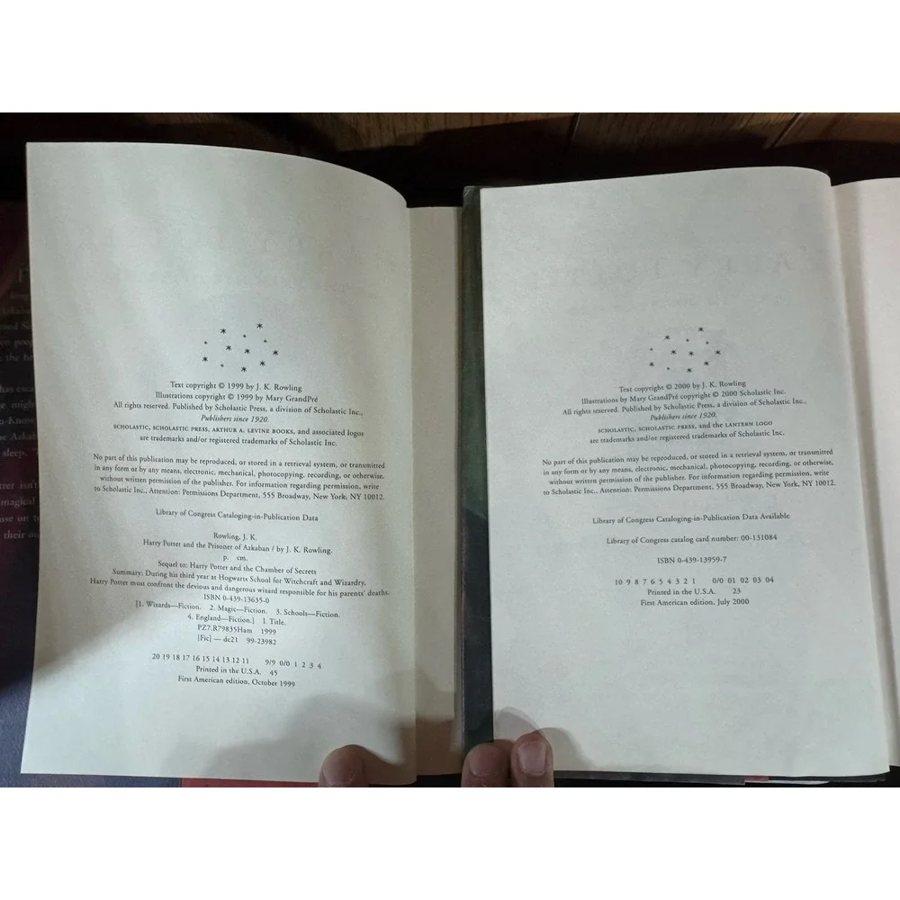 Harry Potter Complete Hardcover Set Books 1-7 Set First Edition (J.K. Rowling)
